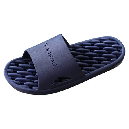 

ZHAGHMIN Bad Bunny Sandals Mens Couple Shoes Solid Color Non Slip Hollow Water Leakage Slippers Summer Home Bathroom Platform Slippers Mens Slippers Size 12 Slippers Men Size 9 Mens Loafer Slippers
