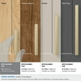 thumbnail image 4 of Amerock Merced 3 inch (76mm) Center-to-Center Golden Champagne Cabinet Pull, 4 of 7