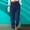 Dark Blue, variant on Linen Pants for Women,Fashion Women Summer Casual Loose Cotton And Linen Pocket Solid Trousers Pants Cargo Pants Women