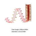 thumbnail image 3 of CIMAXIC christmas 1 Roll Pentagram Pattern Ribbon Christmas Tree New Year Decoration Ribbon,590.55"X0.98"X0.98", 3 of 5
