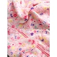 thumbnail image 4 of ATAIKU Toddler Baby Girl Polar Fleece Jacket Printed Zip Up Spring Fall Warm Coat Kids Outerwear - 1 Pcs Pink Flowers, 4 of 10