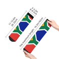 thumbnail image 3 of Women's Men's South African Flag Lightweight Ventilation Quarter Ankle Socks, 3 of 7