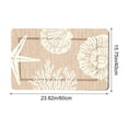 thumbnail image 3 of Tuvgenk Bathroom Shower Rugs Coastal Water Absorbent Bathroom Floor Mats Non-Slip Beachy Quick Dry 16 X 24 in, 3 of 6