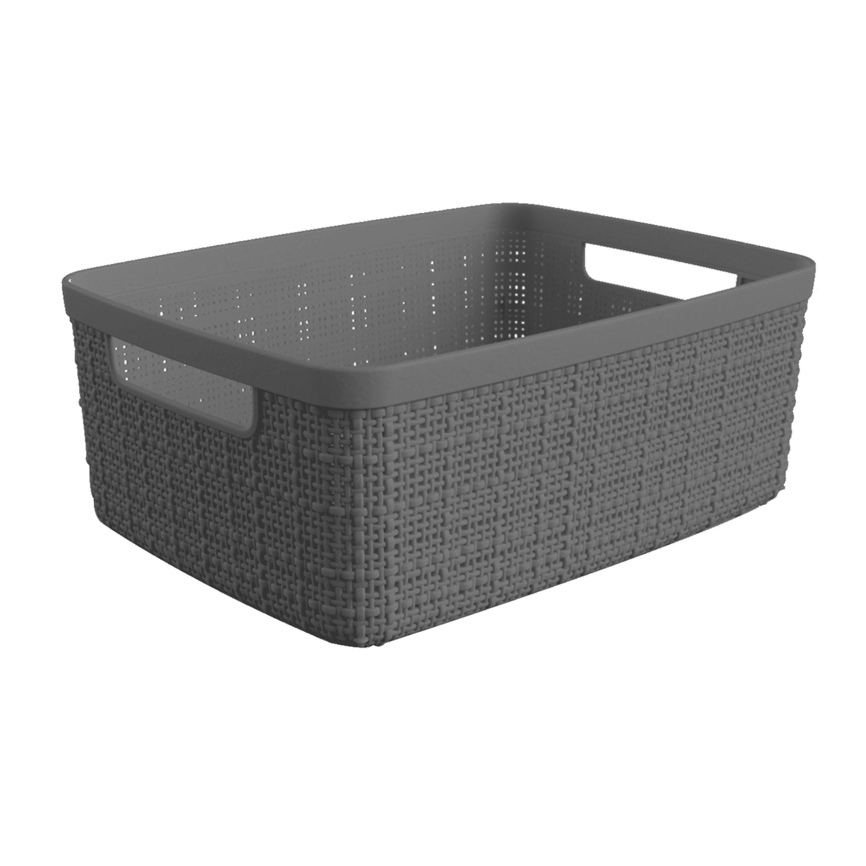 Buy > grey plastic storage baskets > in stock