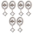 thumbnail image 3 of Rawiri 3 Pares Pendientes Aleación De Metal Moda Retro Perla Abeja Joyería Mujeres Niñas AccesoriosBlanco, 3 of 8