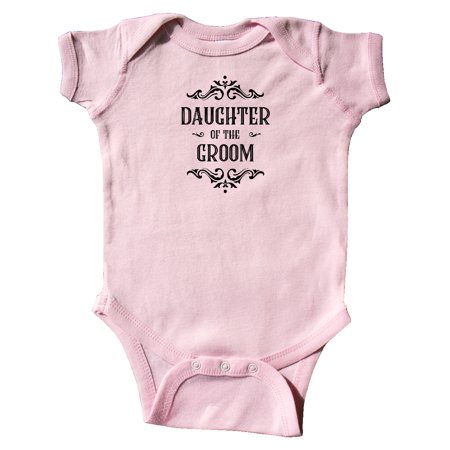 

Inktastic Daughter of the Groom Gift Baby Girl Bodysuit
