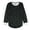 Black - blackwhite, variant on P.J. Salvage Womens Fuzzy Stars Pajama Sweater, Black, Medium