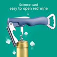thumbnail image 4 of Jinsinto Wine Bottle Opener-multifunctional Bottle Opener (blue), 4 of 5