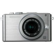 Olympus PEN E-PL3 12.3 Megapixel Mirrorless Camera with Lens, 0.55", 1.65", Silver