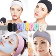 thumbnail image 5 of Diadema de spa facial, Toalla de baño de ducha de maquillaje Diadema deportiva Toalla elástica de rizo con velcro MFZFUKR CPB-DE-LYY588-4, 5 of 5