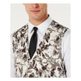 thumbnail image 3 of INC Mens Beige Floral Vest Jacket 3XL, 3 of 4