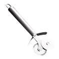 thumbnail image 1 of veasfak Pizza Cutter Wheel with Ergonomic Handle with Double-Sides Blade Smooth Rotating Double wheel cutter, 1 of 9