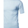 thumbnail image 2 of FashionOutfit Men's Basic Solid Various Color Crew Neck Short Sleeves Tee, 2 of 3