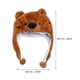 thumbnail image 3 of EeaseMX 1 gorro de peluche de animal de dibujos animados, divertido oso pardo de simulación, accesorios de actuación para niños., 3 of 7