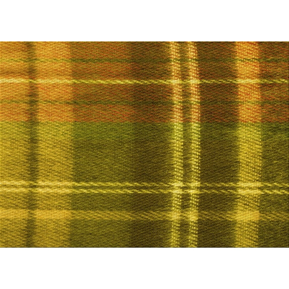 Ahgly Company Indoor Rectangle Patterned Dark Bronze Brown Area Rugs, 2' x 3'