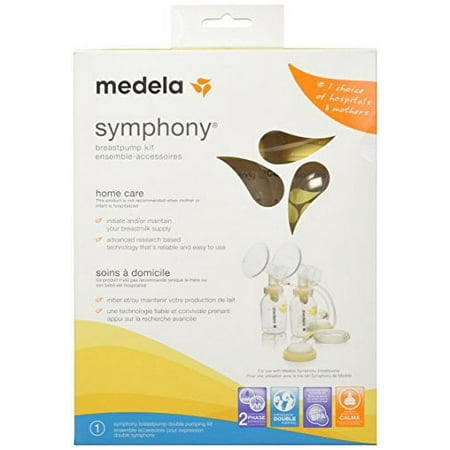 Medela Symphony Breast Pump Kit, Double Pumping System Includes Everything Needed to Start Pumping with Symphony, Made Without BPA