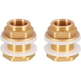 thumbnail image 1 of Pieza Dn20 3/4 Adaptador de manguera de agua para tanque de agua de latón, grifo, cubo de lluvia, conector de tanque de latón para grifo, cubo de lluvia, tanque de agua, 1 of 5