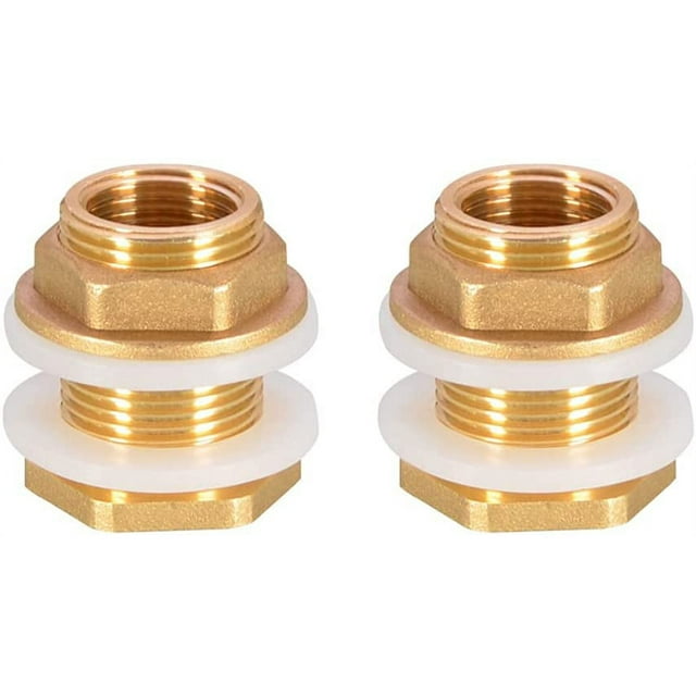 Pieza Dn20 3/4 Adaptador de manguera de agua para tanque de agua de latón, grifo, cubo de lluvia, conector de tanque de latón para grifo, cubo de lluvia, tanque de agua