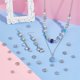 thumbnail image 2 of 300 piezas de tapas de cuentas de acero inoxidable 304 de 5 pétalos, de 2 estilos, con forma de flor multipétalo, espaciadoras de cuentas de metal, tapa semicircular, 2 of 6