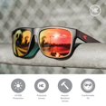 thumbnail image 2 of Gafas de Sol Knockaround Torrey Pines Polarizadas UV400 Negras, 2 of 8
