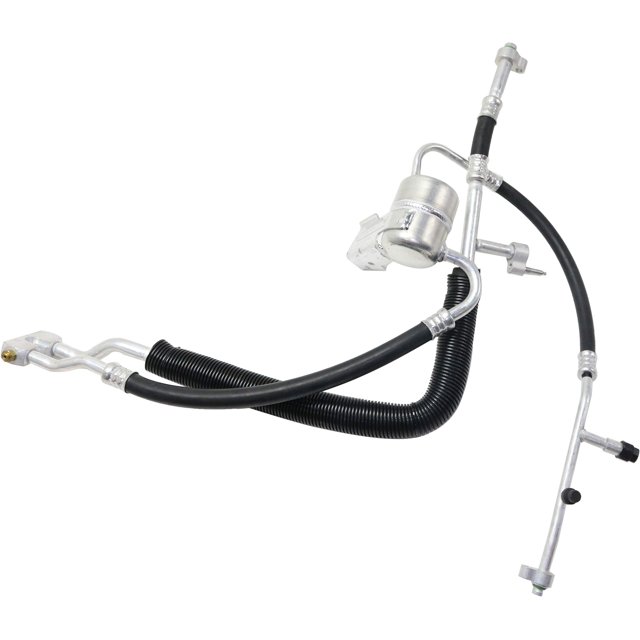 Evan-Fischer A/C Hose Compatible with 1997-2002 Ford Expedition and 1998-2002 Lincoln Navigator Discharge And Suction Assembly With Rear A/C With Rear A/C