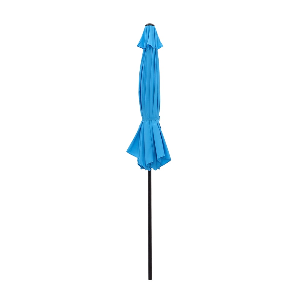 Abble Outdoor 10ft Patio Umbrella with Crank and Tilt - Aqua