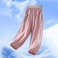thumbnail image 6 of Children's Printed Elastic Waistband Loose Pants with Pockets Mid Size Outdoor Casual Trousers for School Travel Play, 6 of 9