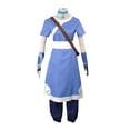 thumbnail image 3 of Último El Avatar Airbender Katara Cosplay Azul Disfraz Chica Halloween Trajes Nuevo, 3 of 4