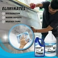 thumbnail image 4 of Professional Boat Aluminum and Pontoon Cleaner and Brightener - Restores Aluminum, Jon Boats and Canoes, Quart, 4 of 7