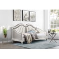thumbnail image 2 of Evangeline Upholstered Twin Daybed Silver Oak, 2 of 15