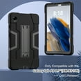 thumbnail image 6 of Allytech Galaxy Tab A9 Plus Case 2023 with Screen Protector Hybid Heavy Duty Rugged Shockproof Kickstand Kids Cover for Samsung Galaxy Tab A9+/Plus 11 Inch Tablet SM-X210/X216/X218, Black, 6 of 7