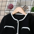 thumbnail image 5 of MKOSPLRT Button Down Knit Cardigans for Kids 5-14Y Crew Neck Long Sleeve Color Block Cardigan Sweaters Lightweight Jacket with Pockets, 5 of 10