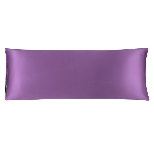 Unique Bargains Taie d'Oreiller en Satin de Luxe Rafraîchissante Anti-Rides Longue Taie d'Oreiller Soyeuse