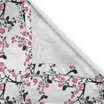 thumbnail image 5 of Ambesonne Cherry Blossom Grommet Curtain, Sakura Tree Bird, 50" x 120", Black Hot Pink White, 5 of 6