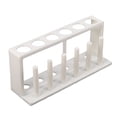 thumbnail image 1 of Plastic Test Tube Holder Portable Water Quality Test Tube Rack Equipment Supply Organizer for School Laboratory (White), 1 of 9
