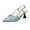 Blue, variant on Itsun Heels Sandals Women, Women's Fashion Pointed Toe Low Heel Dress Pumps Shoes Beige