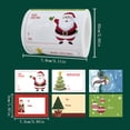 thumbnail image 3 of Rectangle Roll Christmas Holiday Card Gift Packaging Cute Cartoon Decoration Sticker Label, 3 of 9