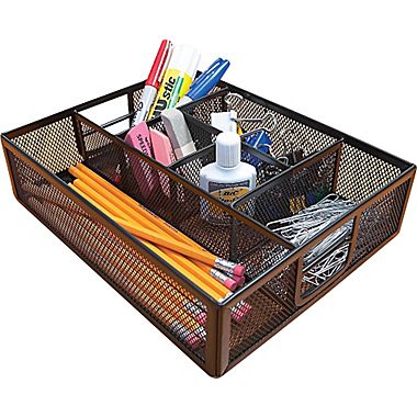 Staples Wire Mesh Deep Drawer Organizer Black Walmart Com