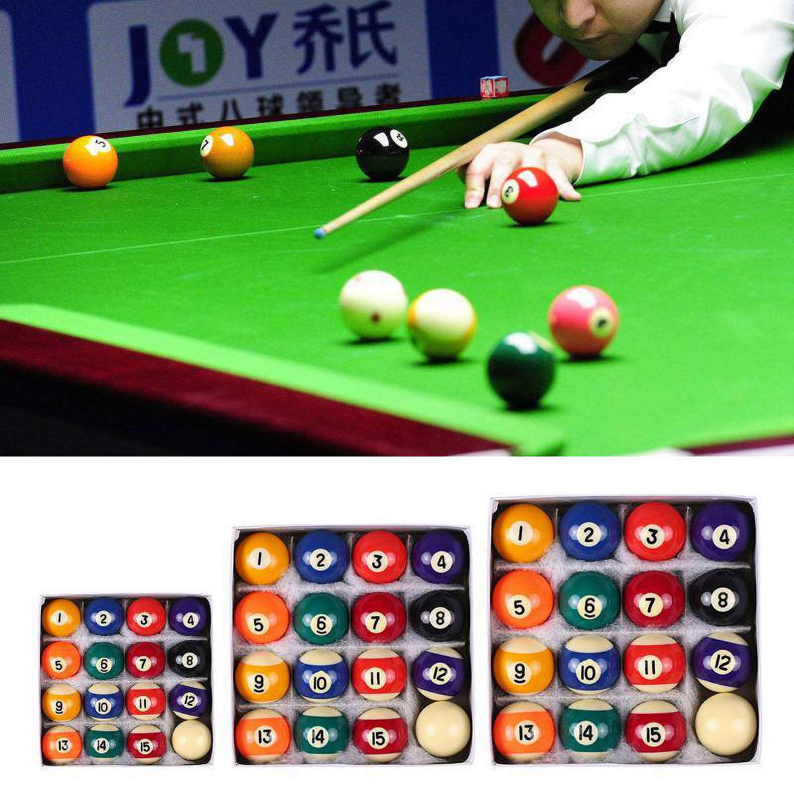 Mini Balle, Pack 38MM Enfants Boule De Billard Jouet Échelle Accessoires F 16pcs Resion Kid Table Ball Remplacement Enfants Pool Ball VehiclArticles de Billard