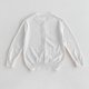 thumbnail image 4 of Niña Pequeña Manga Larga Tops Color Sólido Princesa Punto Suéter con Protección Solar, Aire Acondicionado Suéter Cardigan para Uso Diario Casual, Abrigo Suave, 4 of 7