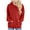 Red, variant on HAiming Womens High Collar Pullover Solid Color Sweatshirt Casual Long Sleeve Tops Fall Winter Fashion Clothes
