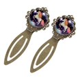 thumbnail image 2 of Star Unicorns Vintage Copper-Colored Lace Bookmarks: Stainless Steel Reading Accessories and Book Accessories Gift Set, 2 of 5