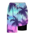 thumbnail image 4 of Kcolen Swim Trunks Men Solid Swimming Short Lightweight Swimsuit Men Soft Compression Liner Beach Summer Swimwear, 4 of 4