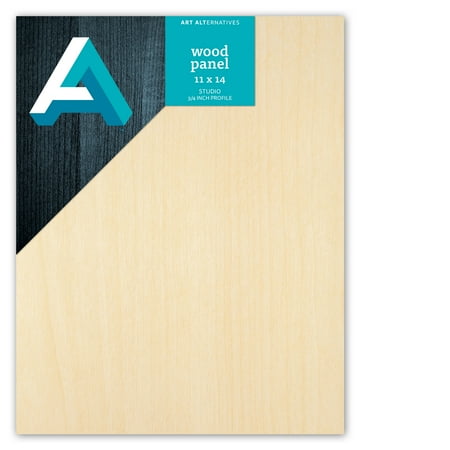 UPC: 0082435460109 | Art Alternatives Classic Wood Panel  Studio  .75  Profile  11  x 14