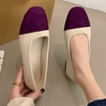 thumbnail image 6 of oqasdz Womens Casual Shoes Round Toe Slip On Flat Dressy Shoes with Soft Upper and Insole for Ladies Solid Color Comfort Footwear Outdoor Summer, 6 of 7