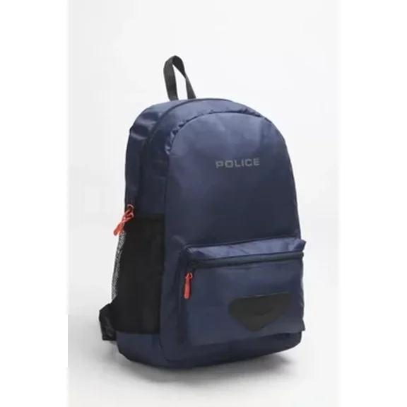 POLICE Petit Sac à Dos 20 L Bleu Marine Vindo Décontracté Taille Moyenne 20 L Sac à Dos en Nylon pour Hommes (Bleu)