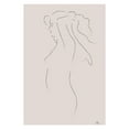 thumbnail image 3 of 1x Studio II 11x14 Black Modern Framed Museum Art Print Titled - Woman Sketch, 3 of 5