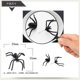 thumbnail image 2 of Pendiente de araña | Pendientes de botón de araña | Pendiente de araña | Piercing de araña como complemento para carnaval | Carnaval | Halloween, 2 of 4