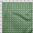 thumbnail image 4 of oneOone Silk Tabby Green Fabric Valentine Heart Quilting Supplies Print Sewing Fabric By The Yard 42 Inch Wide, 4 of 4