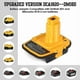 thumbnail image 2 of 2024 New Dm18d Dca1820 Battery Adapter With Usb For Dewalt 20v/18v For Milwaukee M18 18v Lithium Battery Dcb204 Dcb205 Converter For Dewalt 18v/20v Ni, 2 of 4